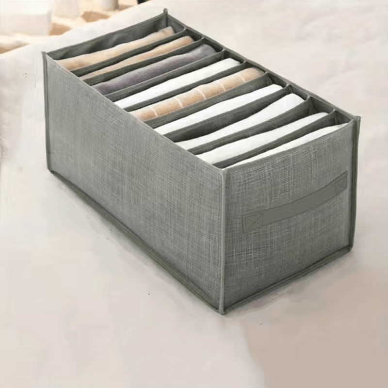 Foldable Clothes Organizer with Handle for Thin Jeans Trousers Shirts Skirts