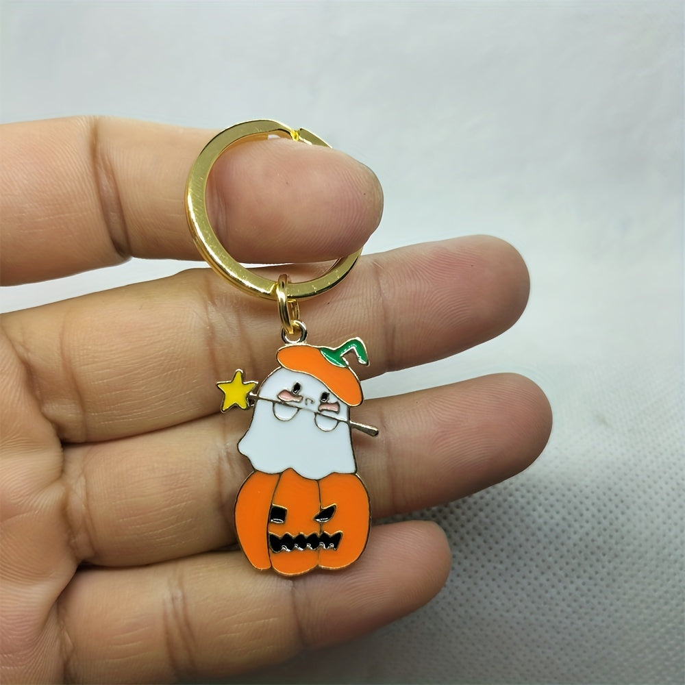 Cartoon Pumpkin Ghost Keychain Bag Pendant Charm Party Gift