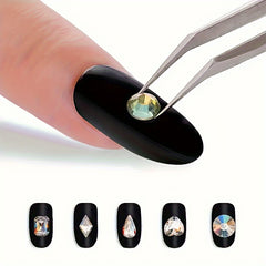 3pcs Nail Glue Transparent Adhesive Gem Gel Nail Art Manicure