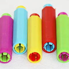 10pcs Dustless Chalk Set Non Dirty Hands Chalk Clip Random