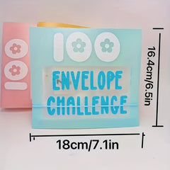 100 Envelope Cash Stuffing Savings Challenge Binder Birthday Halloween
