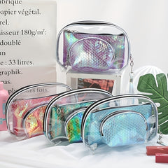 Women's Travel Cosmetic Bag Zipper Handbag Storage Pouch for Business Trip