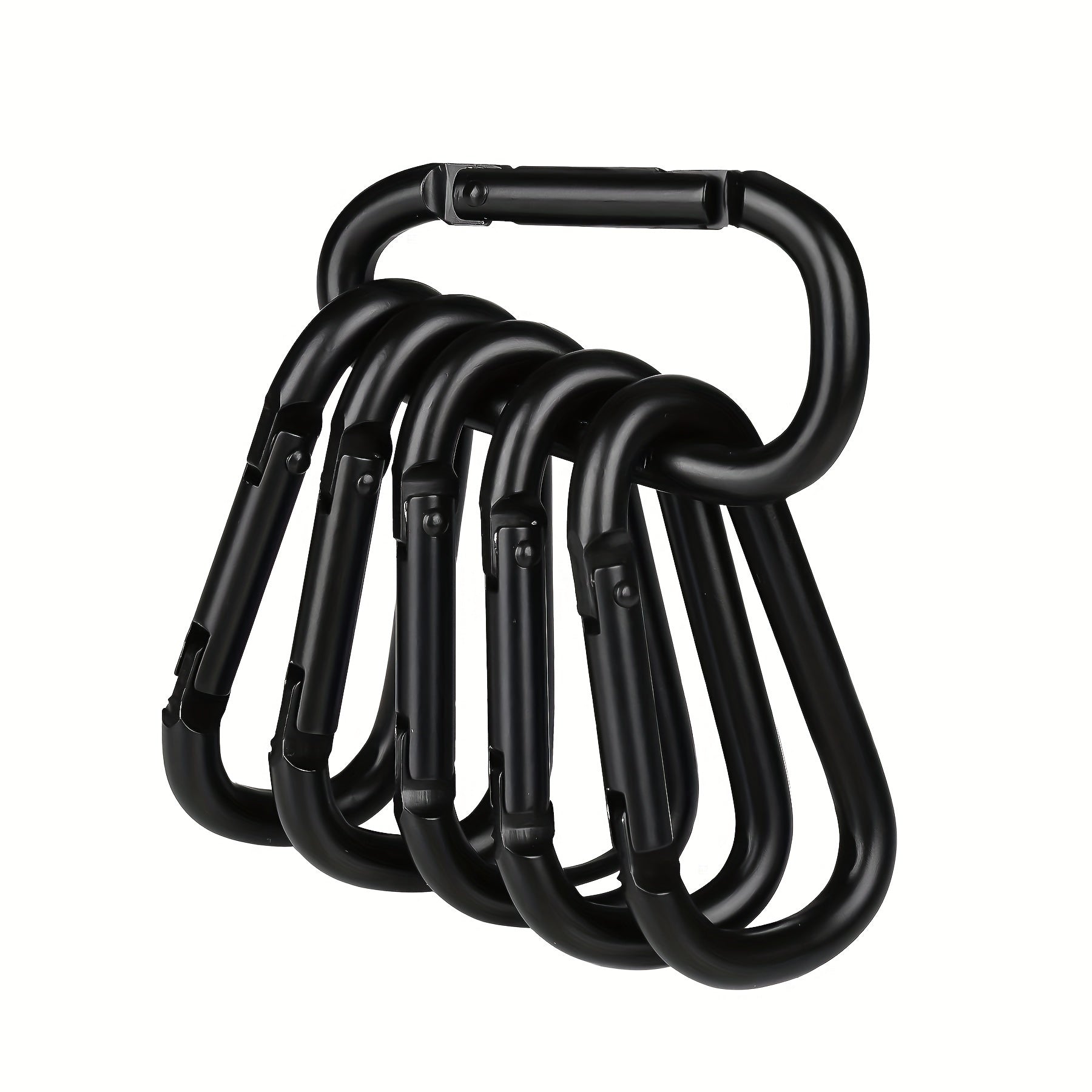 1pc 5 2 3 Small D Ring Keychain Clip Aluminium Carabiners Clips