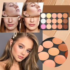 15 Colors Concealer Palette High Pigmented Long Lasting Cream
