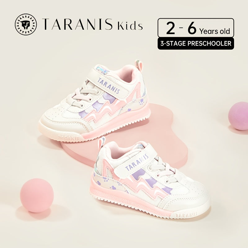 TARANIS Girl's Non Slip Skate Shoes Comfortable Casual Sneakers