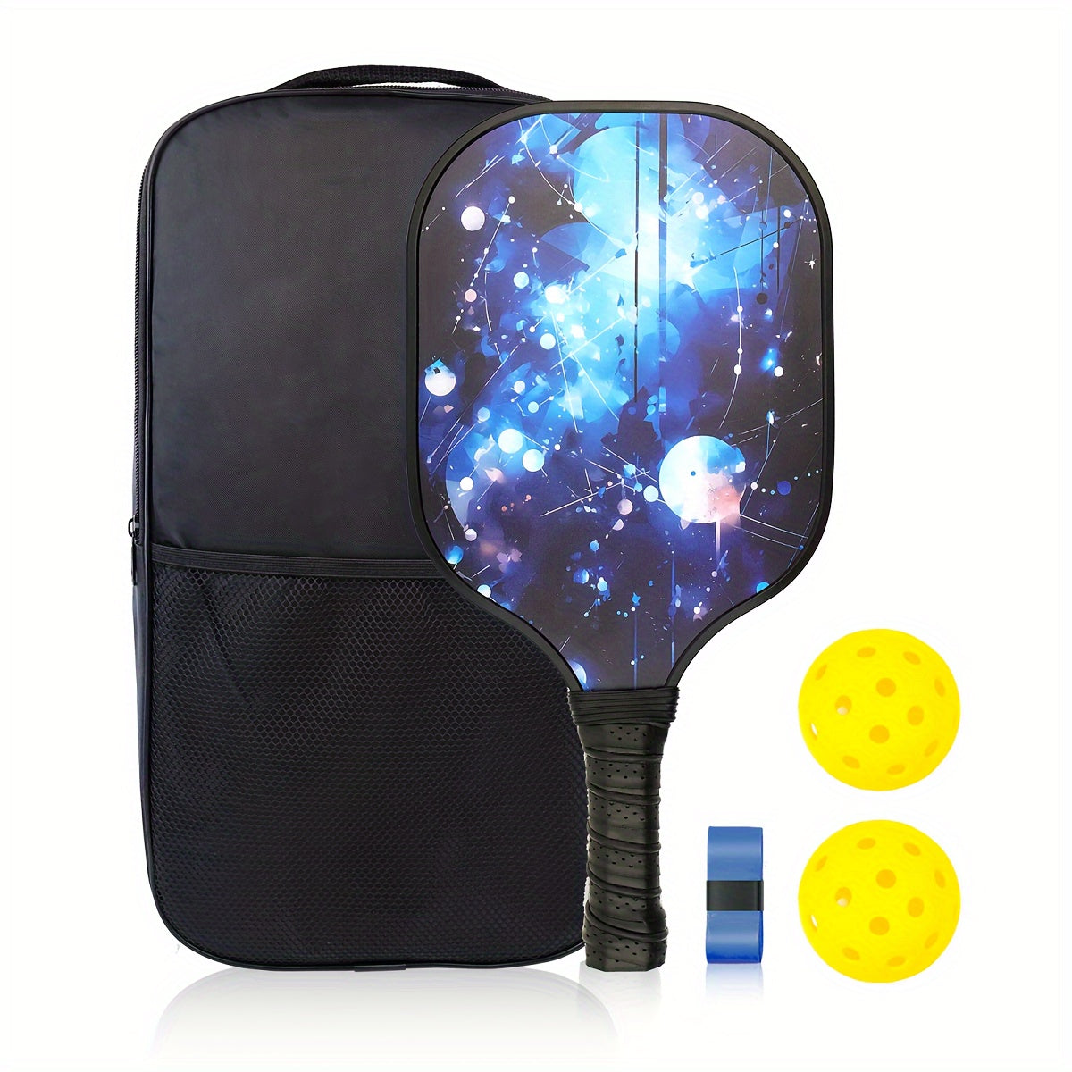 1pc 2pcs Fiberglass Surface Pickleball Set with Bag & Grip
