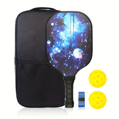 1pc 2pcs Fiberglass Surface Pickleball Set with Bag & Grip