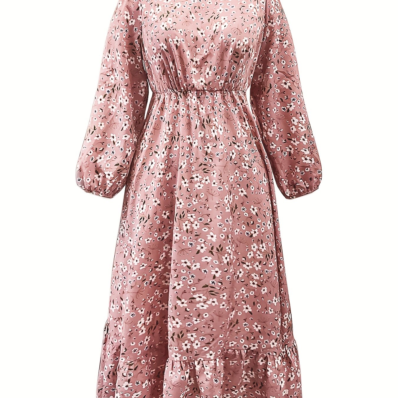  Ditsy Floral Print Maxi Dress