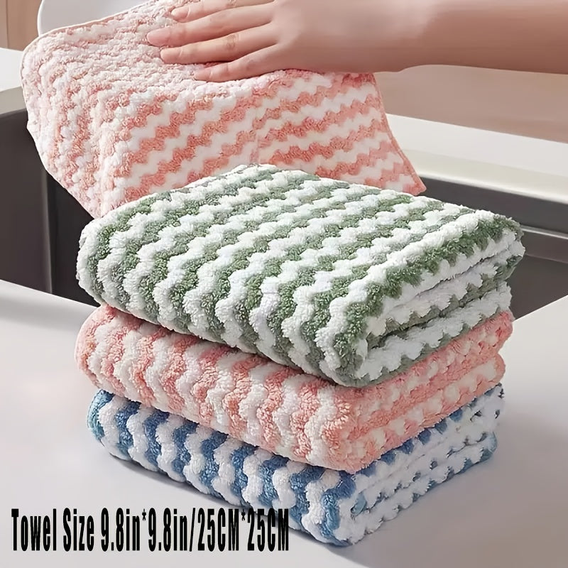5 10 20 30 Pack Kitchen Dish Cloths Coral Fleece Microfiber Dish Towels