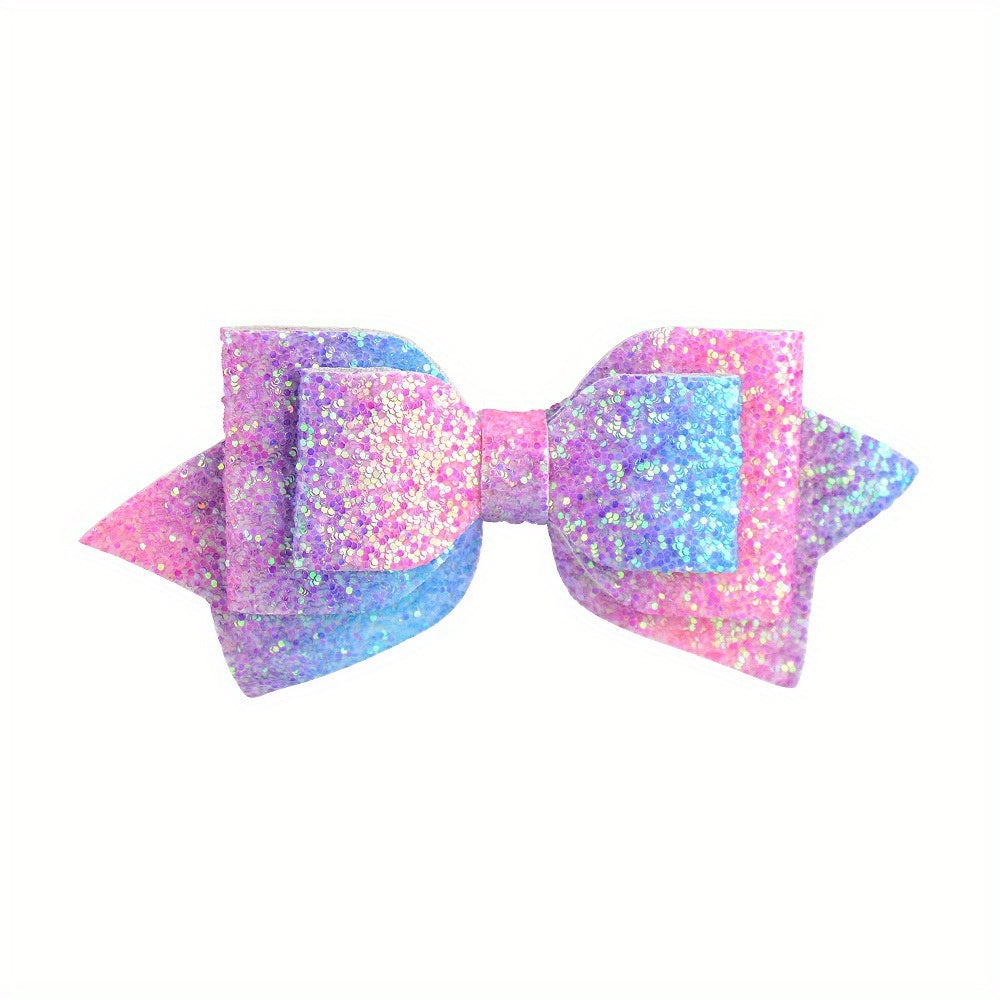 Kids Glitter Butterfly Hair Clip Y2K Hair Accessory