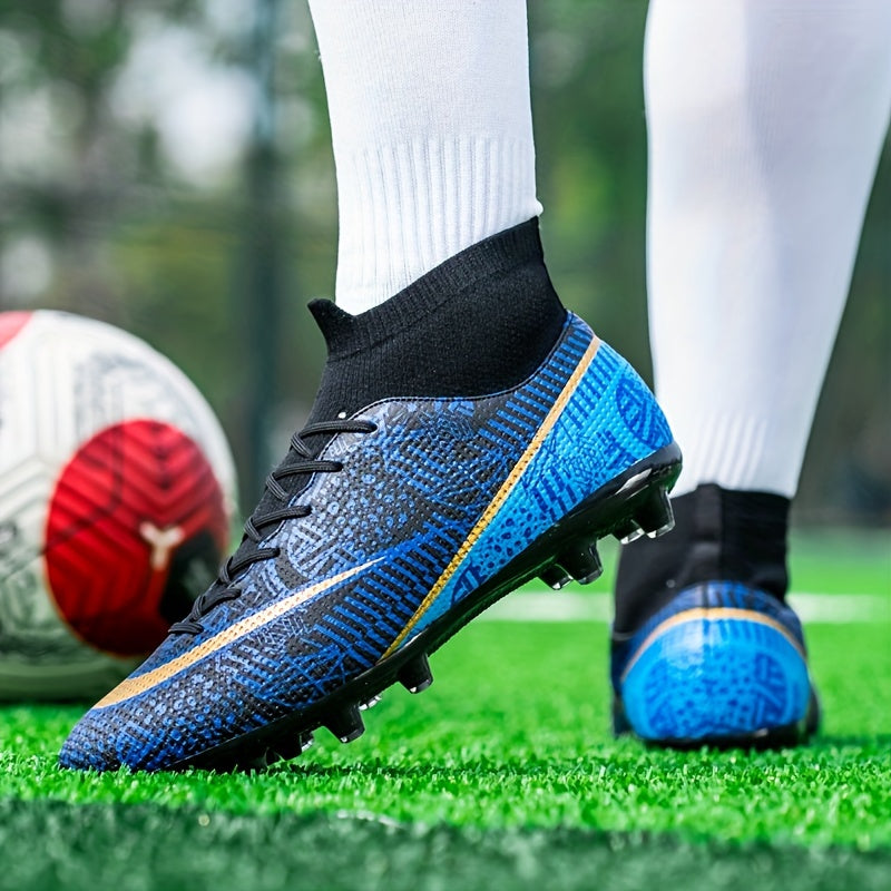 Boy's Non Slip AG Football Cleat Outdoor Soccer Shoes