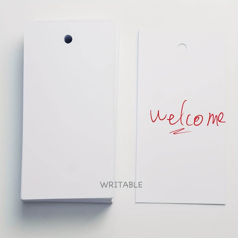 100pcs Blank Hanging Tag 11.99x5.99cm