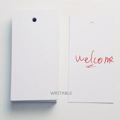 100pcs Blank Hanging Tag 11.99x5.99cm