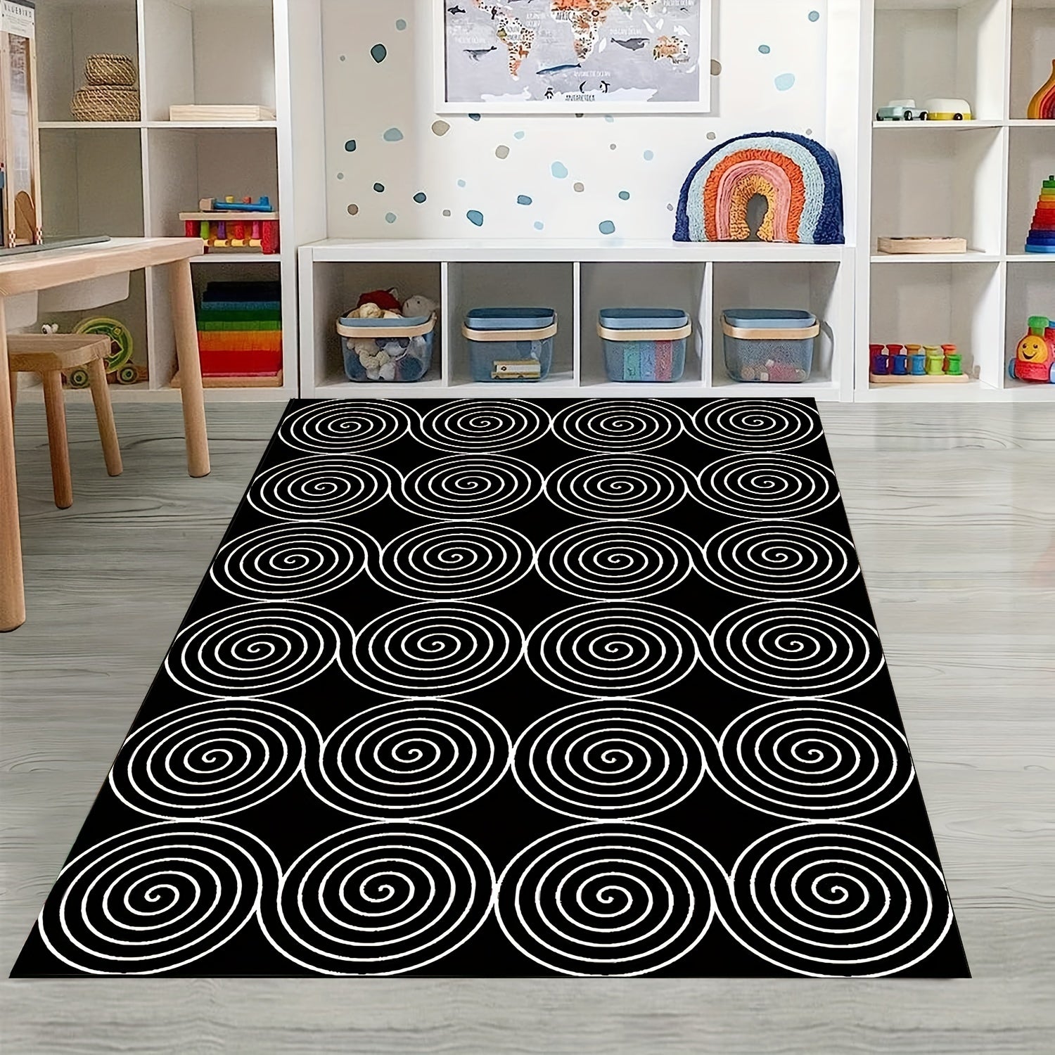 Elementary Children's Classroom Seating Rug Machine Washable
