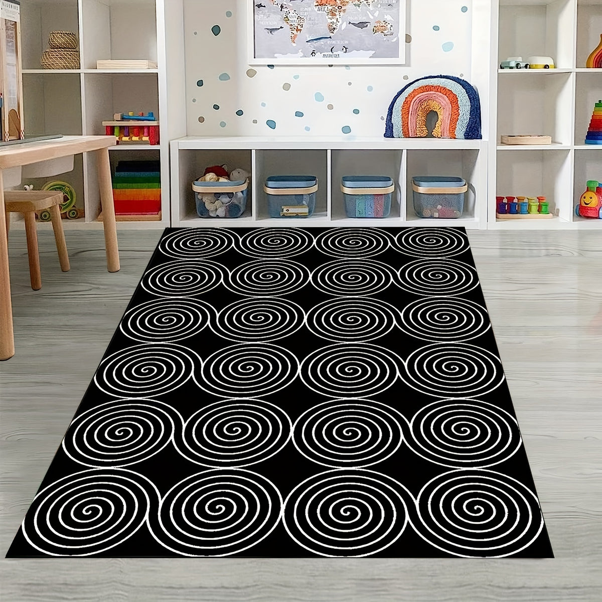 Elementary Children's Classroom Seating Rug Machine Washable