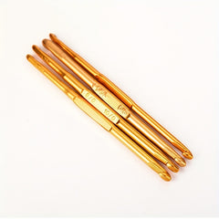 Double Ended Aluminum Alloy Crochet Sweater Needle Hand Knitting Tool