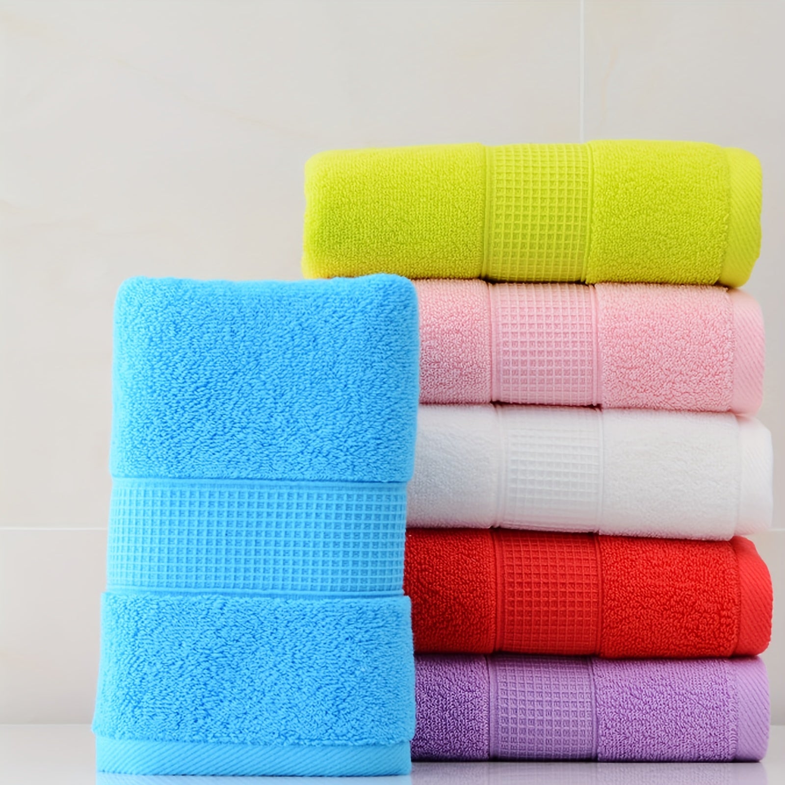 4pcs Cotton Hand Towel Set Ultra Soft & Absorbent 33x72.9cm