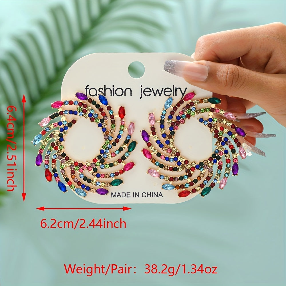 Geometric Shape Personality Earrings Ladies Jewelry Catwalk Accessories