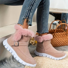 Women's Winter Snow Boots Faux Fur Lining Non slip Outdoor Bootie