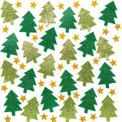 100pcs Christmas Tree Star DIY Foam Stickers Self adhesive Kids Party