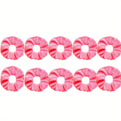 10pcs Large Velvet Hair Scrunchie Ponytail Hair Tie
