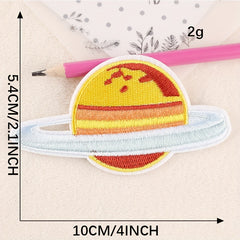 3pcs Planet Embroidery DIY Patch Decorative Accessories For Clothes Backpack Hat