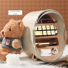 Dustproof Cosmetic Storage Box Organizer Case for Skincare Products and Jewelry