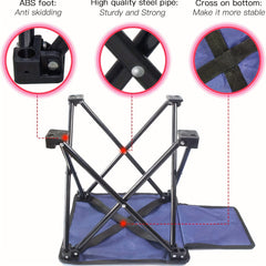 Portable Folding Stool for Fishing Traveling Hiking