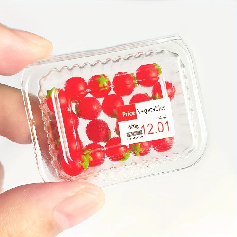 Miniature Vegetables & Fruits Box for Dollhouses 1/6 & 1/12 Scale