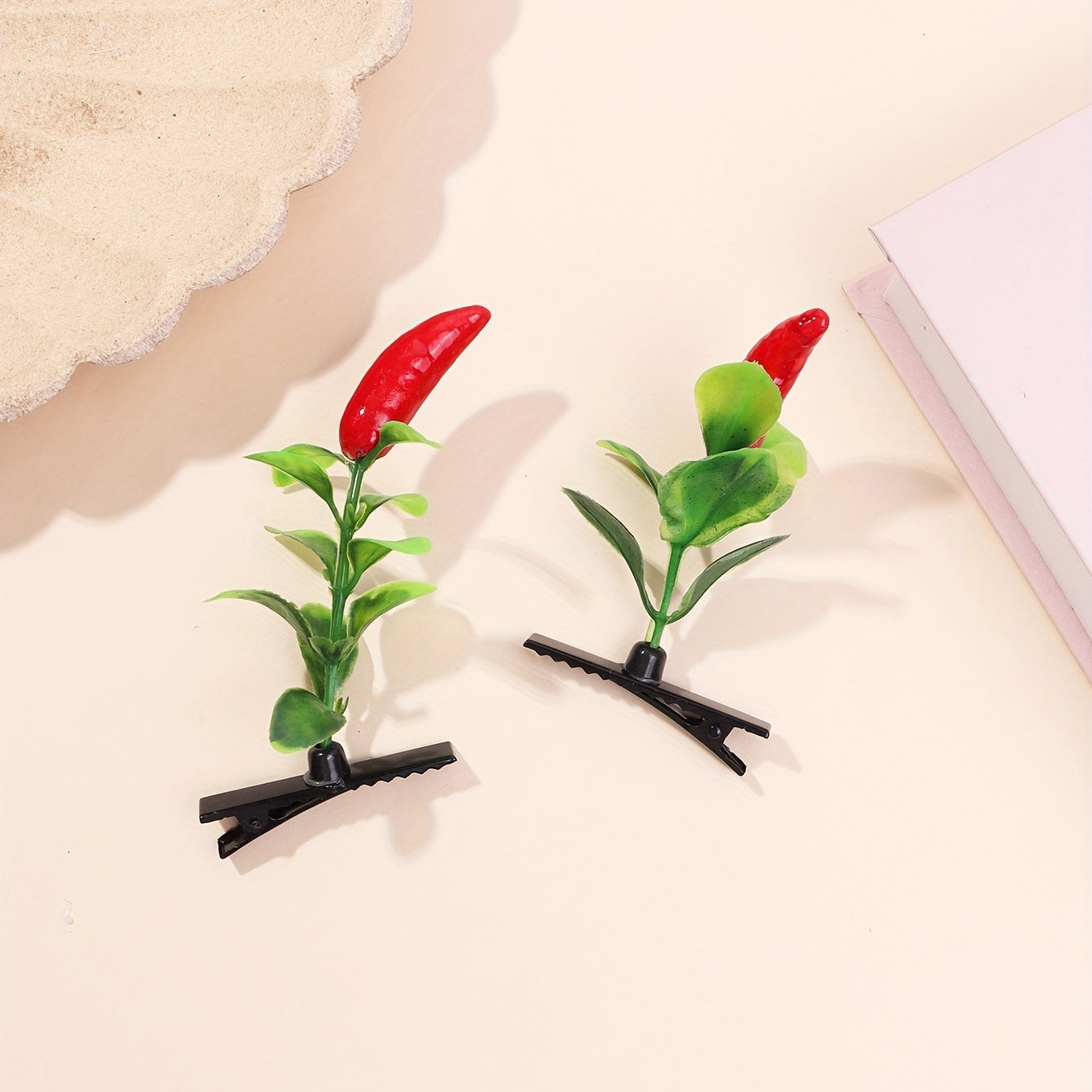 Creative Pepper Tree Duck Billed Hair Clip for Side Hair Bang Braids
