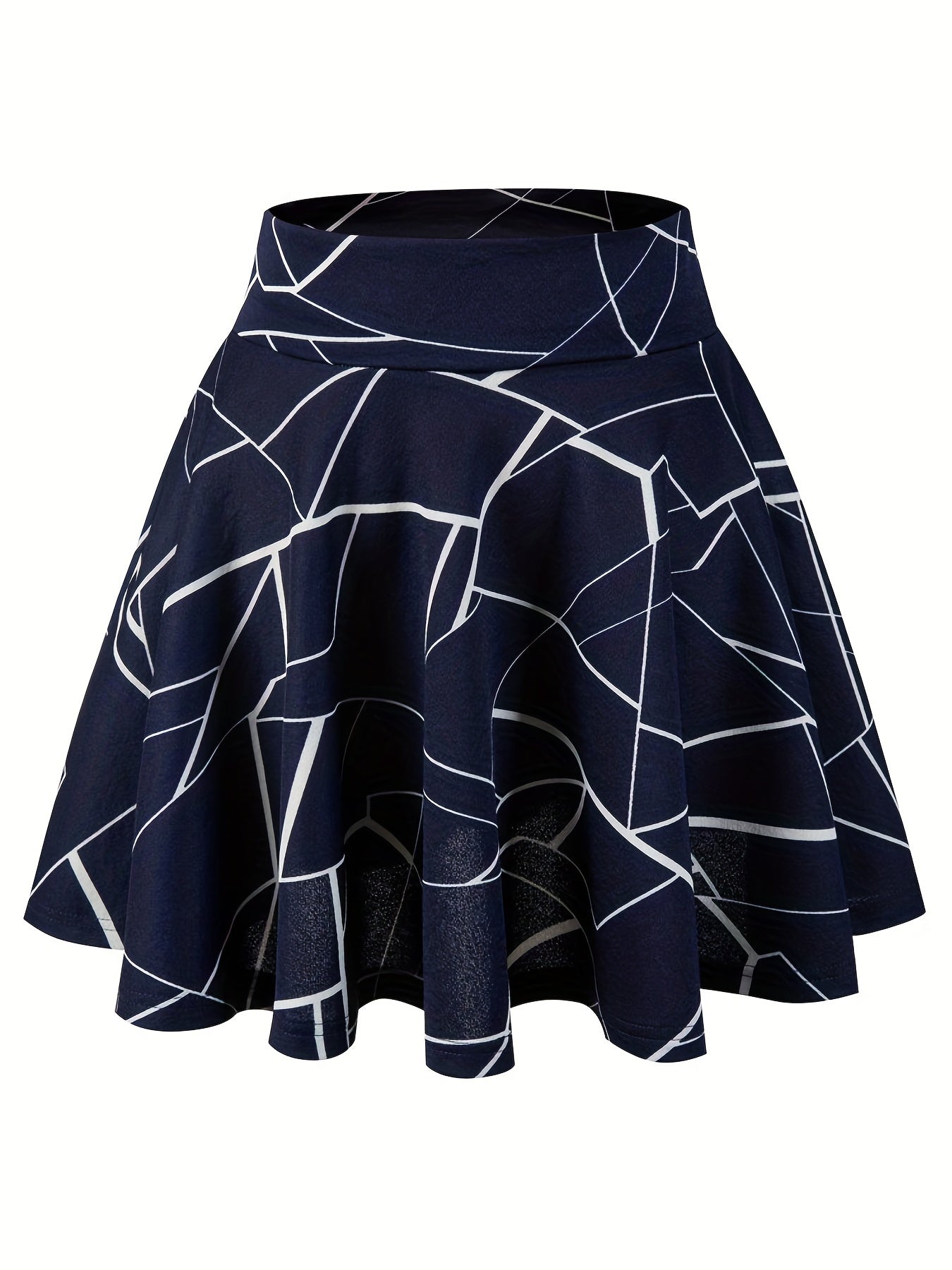 Kpop Polka Dot Skater Skirt Ruffle A Line Mini Skirt