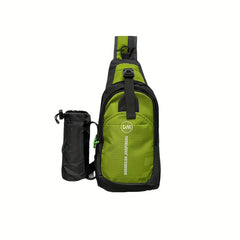 Casual Large Capacity Chest Bag with Water Bottle Holder