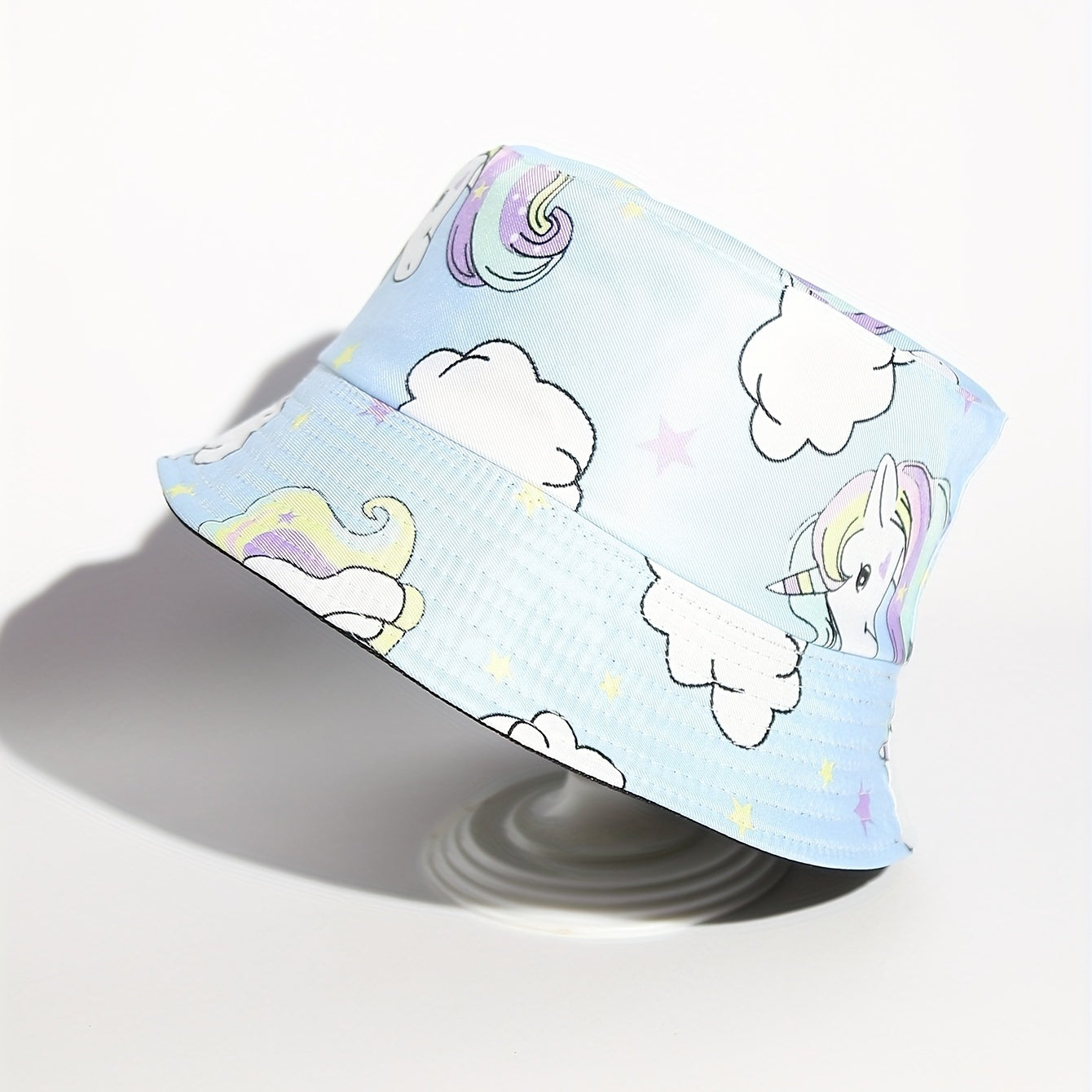 Unicorn Print Sun Protection Fisherman Hat