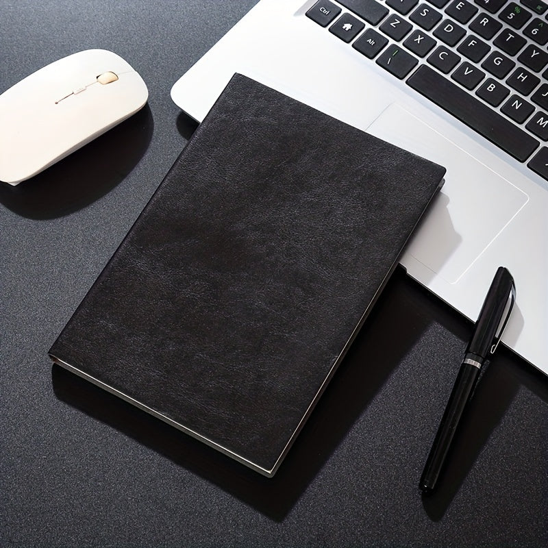 Business Notebook 200 Pages Pu Leather Notepad