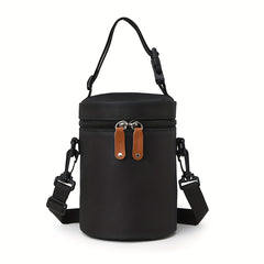 Grey Insulated Breastmilk Cooler Bag for Nursing Moms