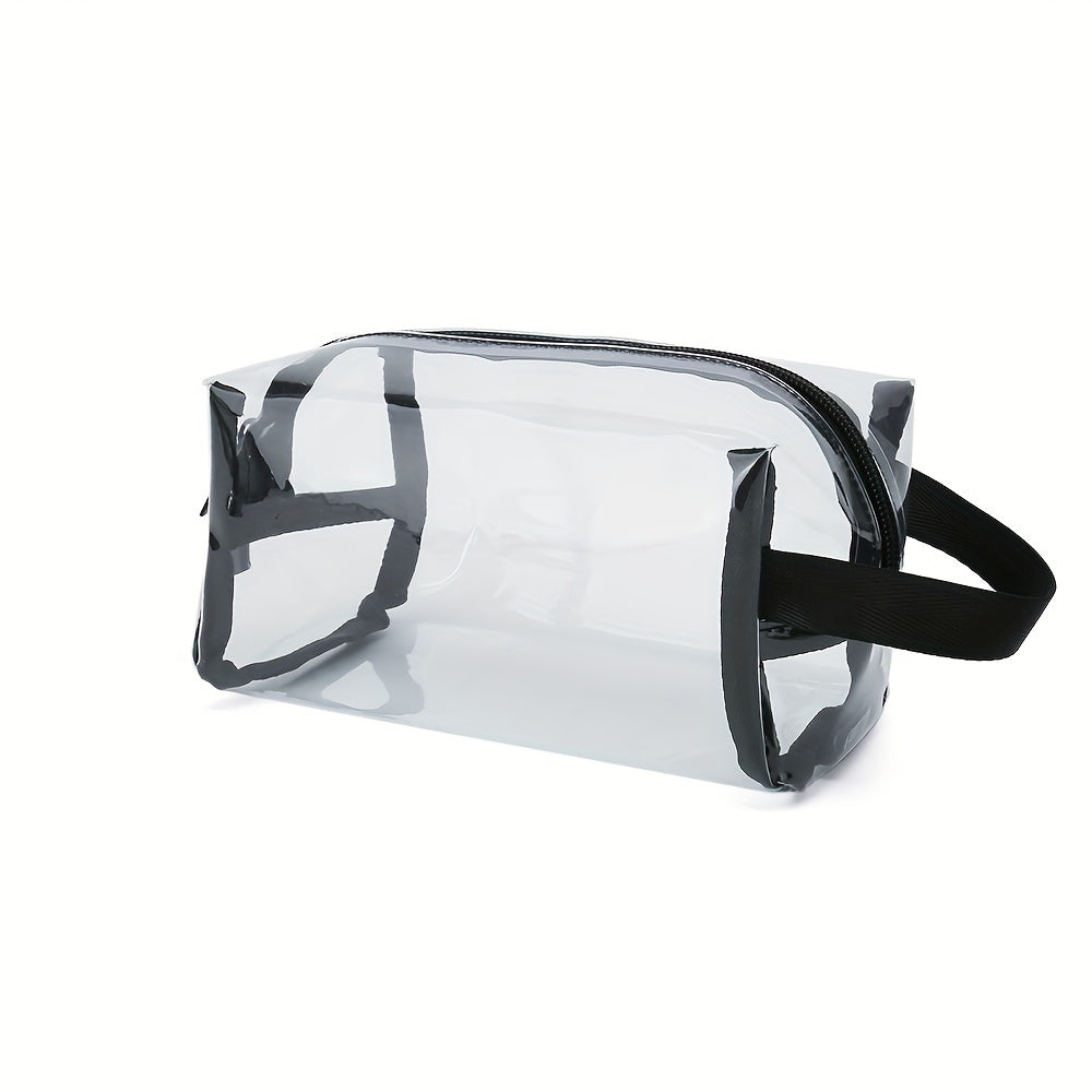 Clear PVC Zipper Travel Pouch Toiletry Bag Waterproof Makeup Bag