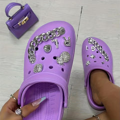 Fruit Letter Shoe Charms 14pcs Shoe Accessories for Kids Adults Party Favors