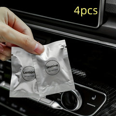 4pcs Car Fragrance Tablets Air Freshener Car Air Vent Perfume Car Accessories
