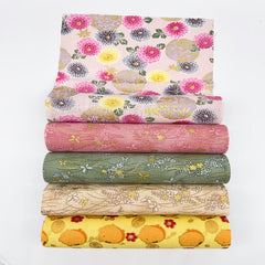 5pcs Multicolor Small Cloth Set Japanese Style Patchwork Household Supplies