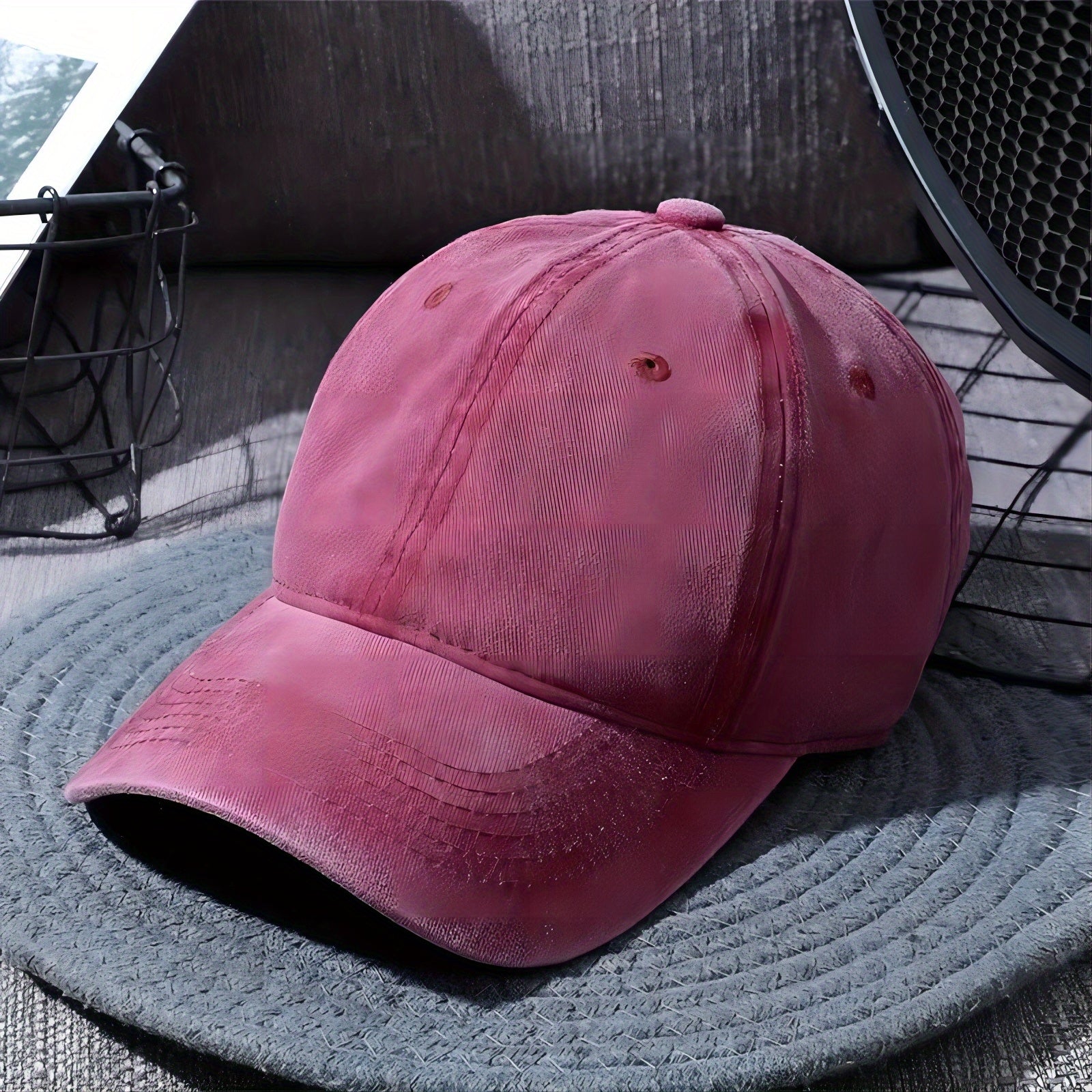 Unisex Cotton Baseball Cap Lightweight Distressed Dad Hat Casual Sun Hat