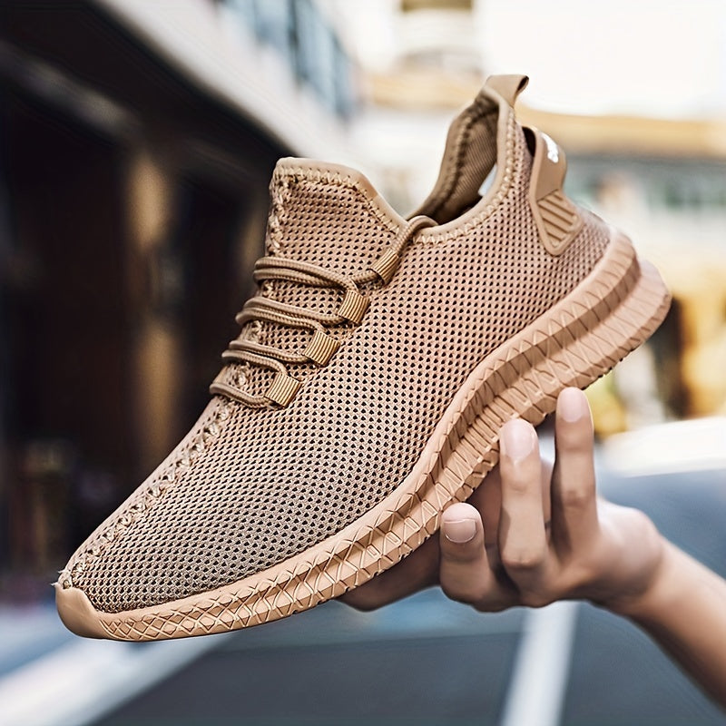 Men's Lightweight Knit Casual Sneakers for Sports