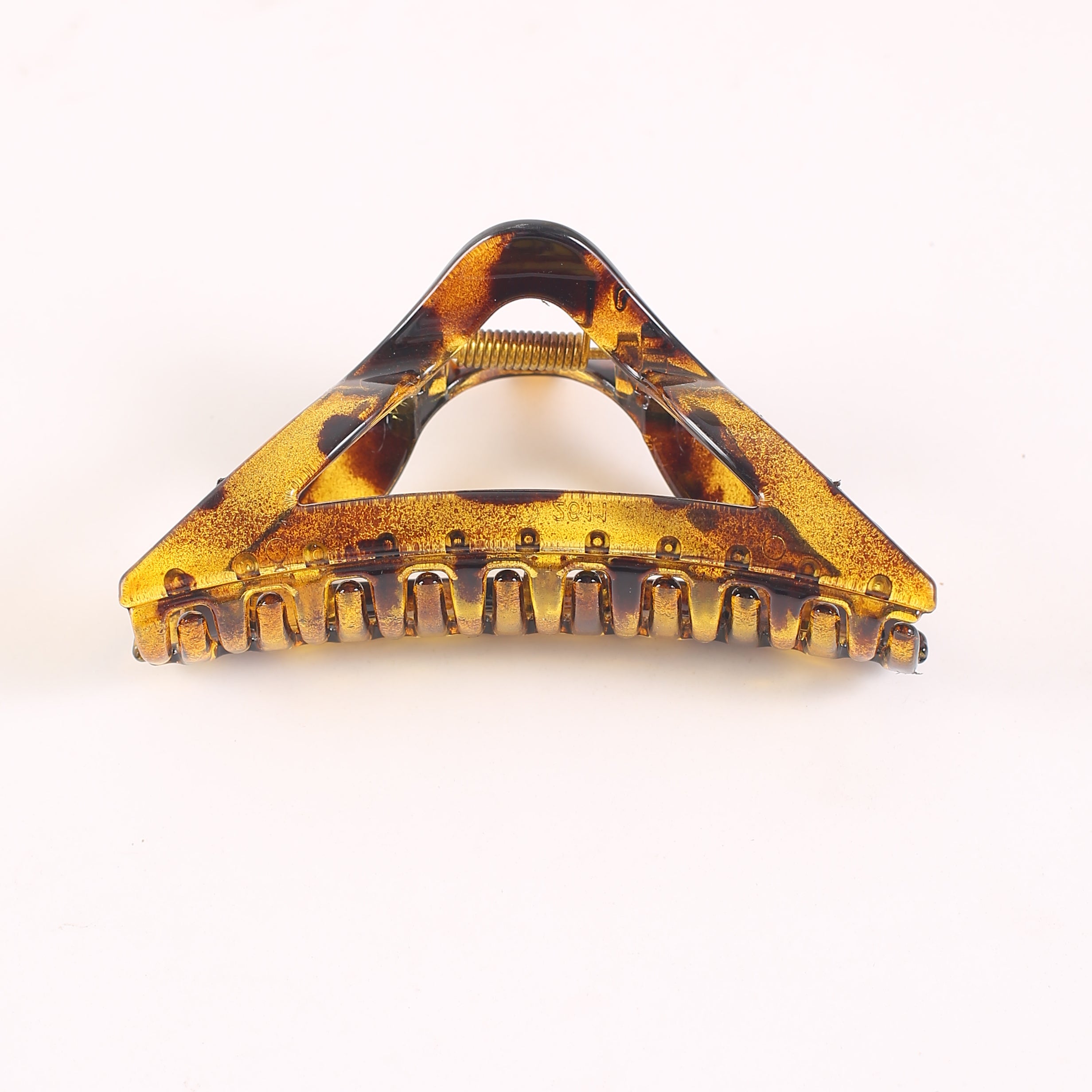 Triangle Vintage Hollow Hair Claw Resin Shark Claw Large Hair Accessories