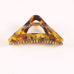 Triangle Vintage Hollow Hair Claw Resin Shark Claw Large Hair Accessories