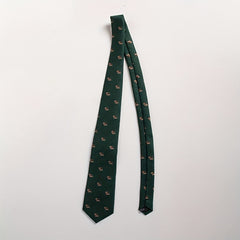 Men's Small Lion Pointed Neck Collar With Bow Tie