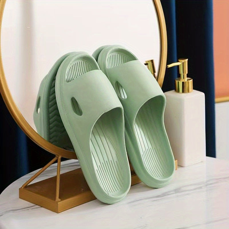 Women's Minimalist Home Slides - Soft Sole, Quick Drying