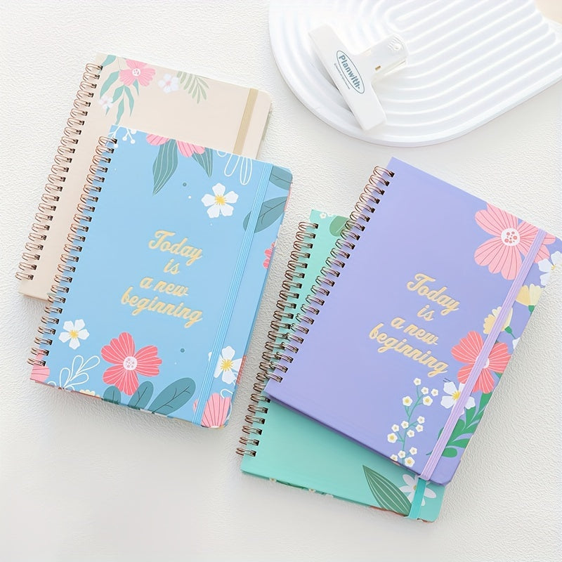 A5 Coil Weekly Schedule Goals Notebook for Students