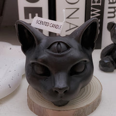 Halloween Three Eyes Cat Aromatherapy Candle