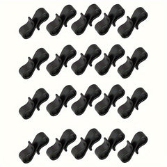 20pcs Plastic 8-shaped Buckles Tent Fixed S-shaped Hook Outdoor Portable Hook