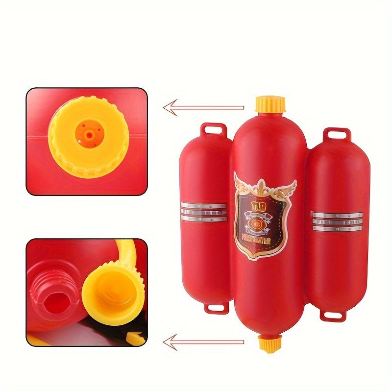 Firefighter Role Play Set with Hats & Water Guns for Kids