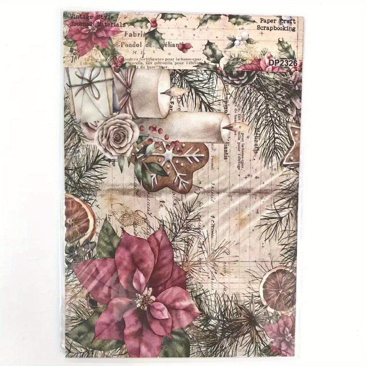 A5 Single Sided Pattern Paper DIY Scrapbook Background Paper